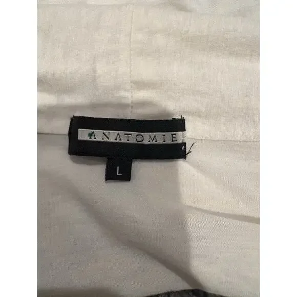 Anatomie Women Tie Front Cardigan Size Large Ivory Light Weight Tshirt Material - Picture 4 of 7